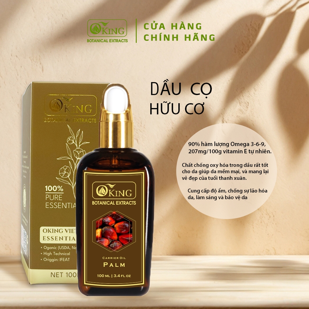 Dầu Cọ nguyên chất dành cho pha chế dầu massage | Oking Việt Nam