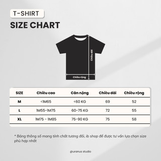 Áo Phông TOOCOOL Oversize 250GSM URANUS Local Brand Unisex Form Rộng Cotton Cao Cấp 100% M27