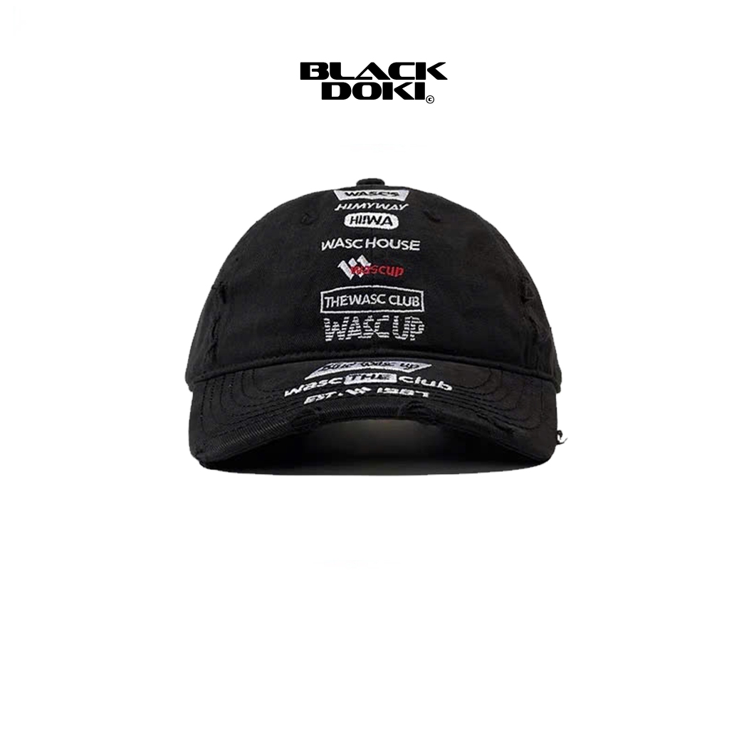 Mũ lưỡi trai nón kết BLACKDOKI-BLACKVER thêu chữ chất liệu kaki cao cấp phong cách hàn quốc nam nữ