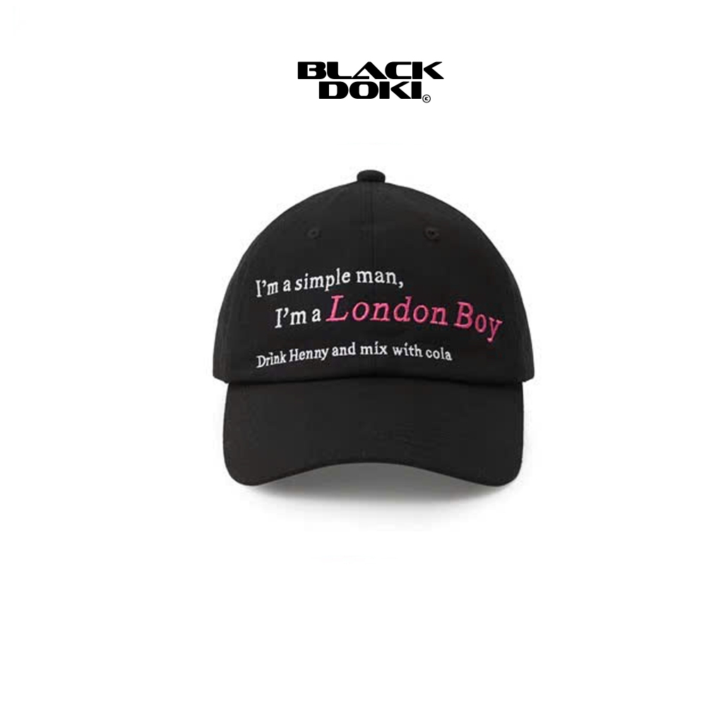 Mũ lưỡi trai nón kết BLACKDOKI-BLACKVER thêu chữ chất liệu kaki cao cấp phong cách hàn quốc nam nữ