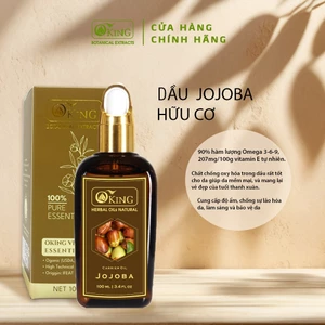 Dầu Jojoba vàng nguyên chất 100ml giúp chăm sóc da hiệu quả | Oking Việt Nam