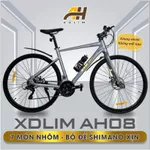 Xe đạp Touring Xdlim Ah08 - Xe đạp đường phố khung nhôm không mối hàn - đề shimano — ảnh 3