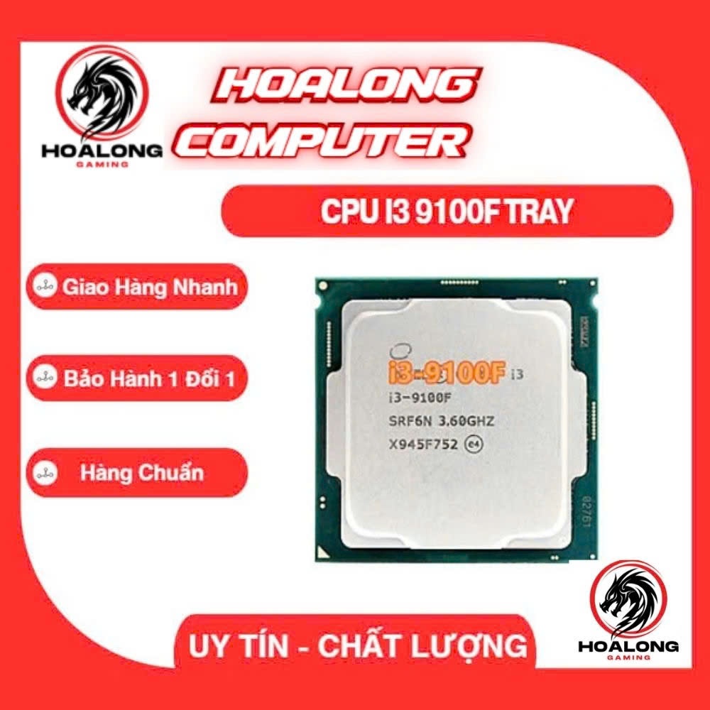 CPU Intel Core i3 -9100F (3.6 GHzTurbo up to 4.20GHz / 4 nhân 4 luồng ...