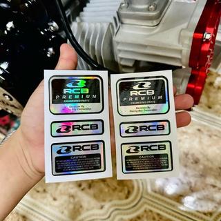 Tem Sticker Dán Phuộc RCB Premium |SGDC - 1 Bộ, Gồm 3 Miếng|