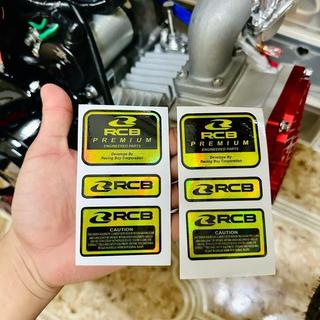 Tem Sticker Dán Phuộc RCB Premium |SGDC - 1 Bộ, Gồm 3 Miếng|