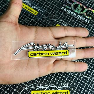 Tem Sticker DTF Akana Carbon Trang Trí Carbon Fiber |SGDC - 1 Cái|