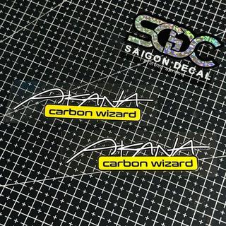 Tem Sticker DTF Akana Carbon Trang Trí Carbon Fiber |SGDC - 1 Cái|