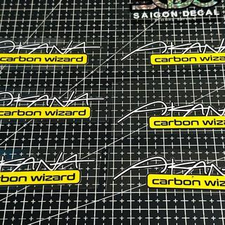 Tem Sticker DTF Akana Carbon Trang Trí Carbon Fiber |SGDC - 1 Cái|