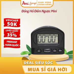 Đồng Hồ Đếm Ngược Mini – Hẹn Giờ Nấu Ăn & Bấm Giờ Tiện Dụng