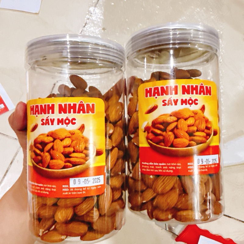 Hạnh Nhân (KHÔNG VỎ) sấy mộc cao cấp - Hộp 400gr