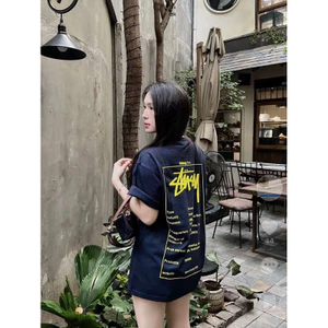 Áo thun chất cotton su form rộng tay lỡ - stuzzy 2026