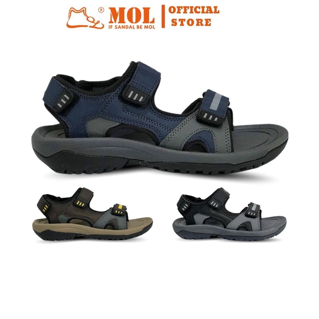 Ảnh Sandal nam Rova quai ngang RV964Ch màu xanh | Rova  RV964 1