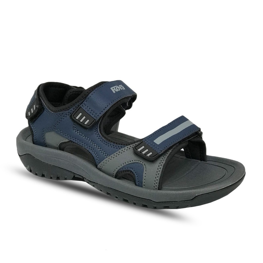 Ảnh Sandal nam Rova quai ngang RV964Ch màu xanh | Rova  RV964 2