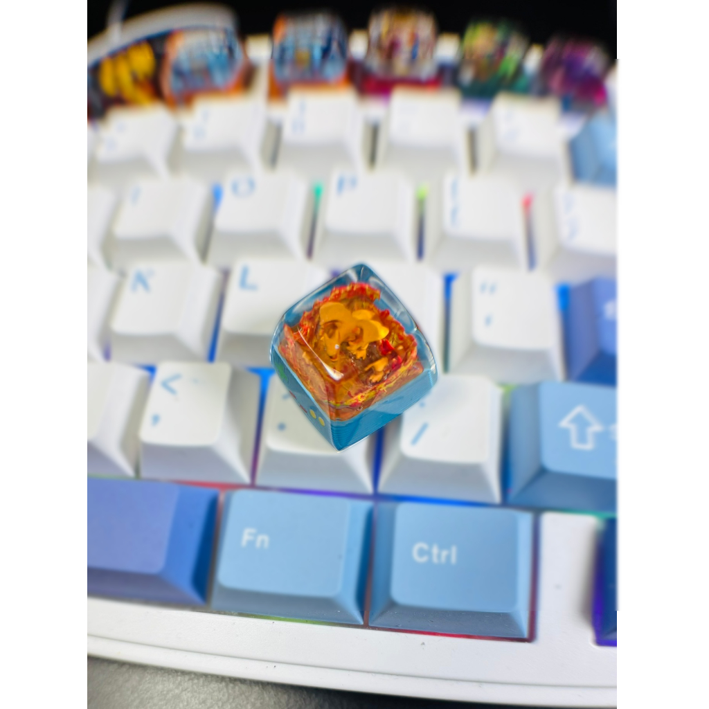 Keycap Resin - Rồng Lửa Xuyên LED - Phím Cơ Custom | Shopee Việt Nam