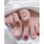 NAIL BOX CHÂN THIẾT KẾ VẼ NƠ ĐỎ