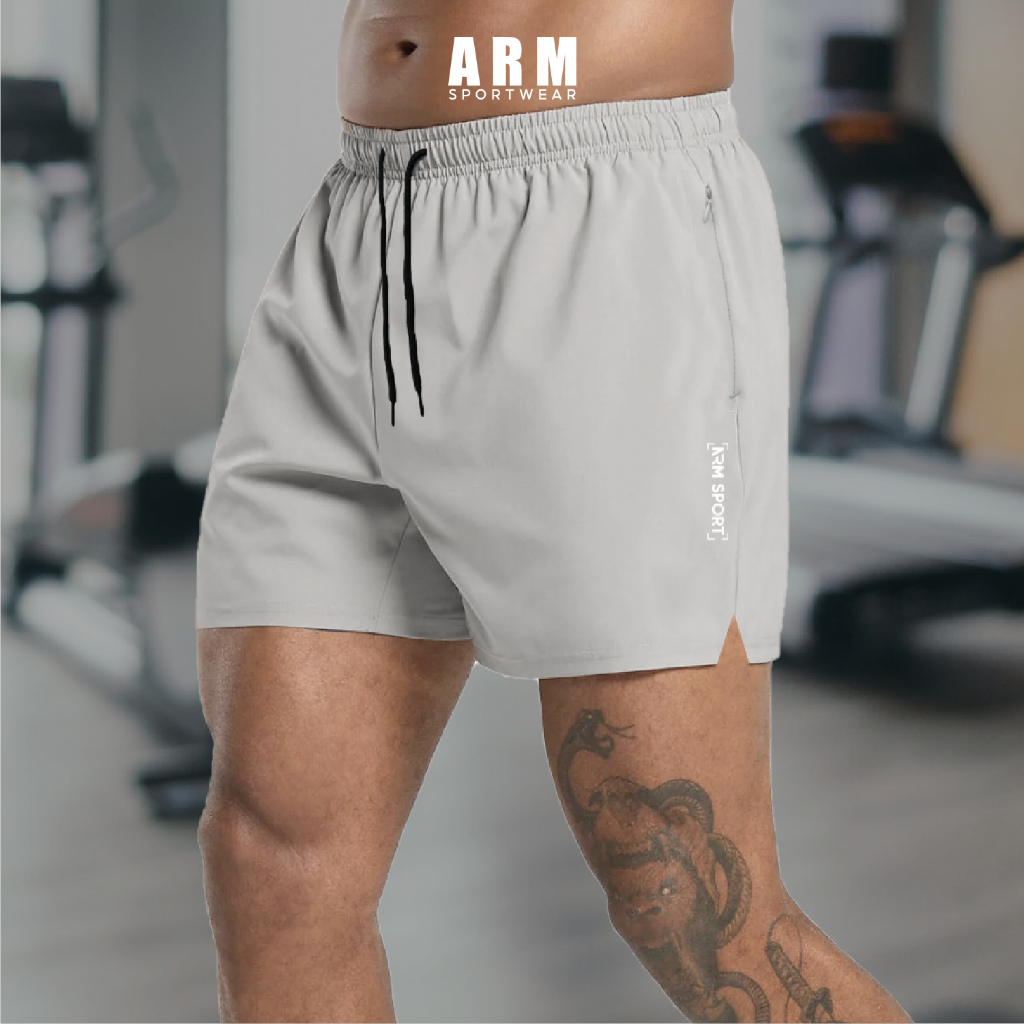 Quần Short Nam Thể Thao Chất Thun Speed Up ARM Sportwear 5 Inch tập gym, chạy bộ, vận động thoải mái