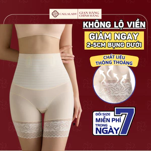 Quần gen bụng dưới Callalady định hình eo thon gọn bụng nâng mông cạp cao chất đúc su mỏng thông thoáng 25