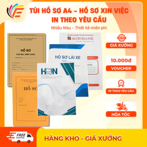Túi Đựng Hồ Sơ Xin Việc A4 Bao Thư Phong Bì Bìa Hồ Sơ In Sẵn Hoặc In Theo Yêu Cầu