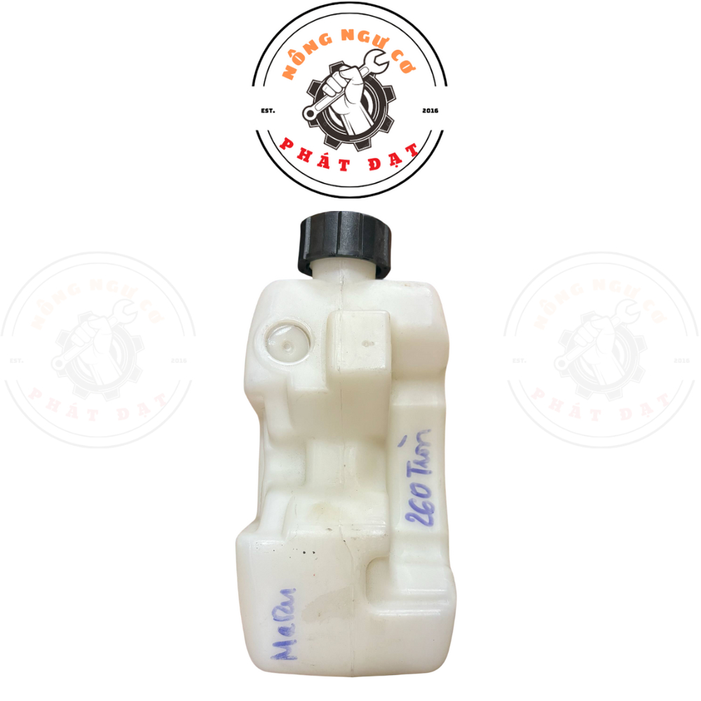 Bình xăng lớn máy cắt cỏ MARUYAMA 26 TRÒN, gài bụng, nhựa nguyên sinh dày như zin, vừa khớp