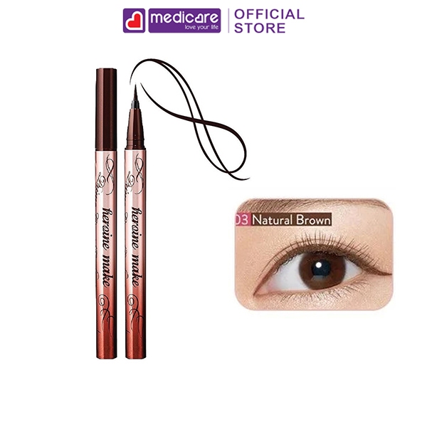Bút kẻ mắt nước KISS ME giữ nét 0.4ml