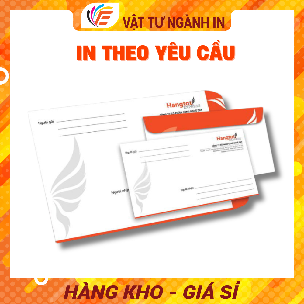 Bao Thư Phong Bì In Theo Yêu Cầu Đủ Cỡ Thiết Kế Miễn Phí