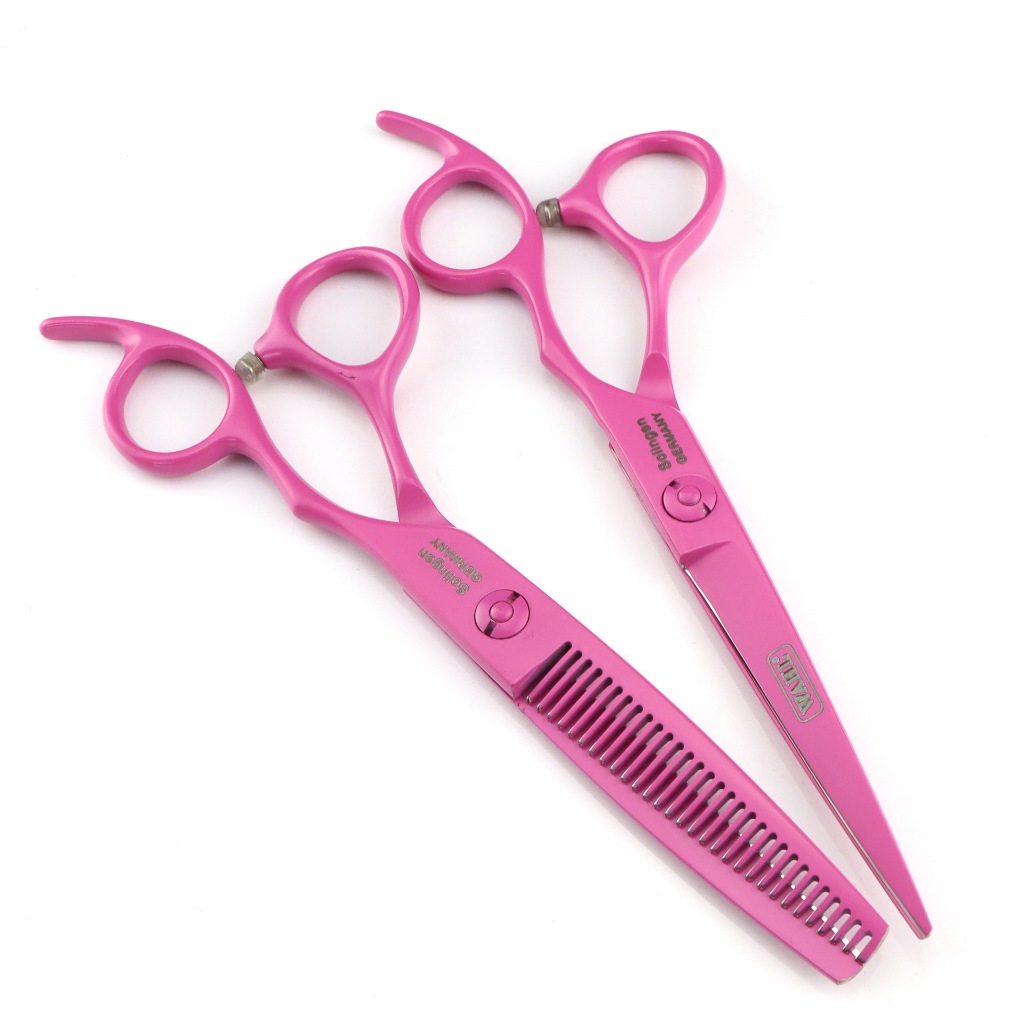 Kéo cắt tóc màu hồng pink siêu sắc