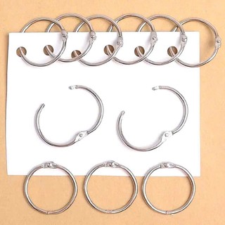 10 cái khoen mở inox 3-4cm – Dùng đóng sổ, kẹp giấy, làm flashcard, treo thẻ handmade QNshop Handmade