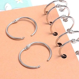 10 cái khoen mở inox 3-4cm – Dùng đóng sổ, kẹp giấy, làm flashcard, treo thẻ handmade QNshop Handmade