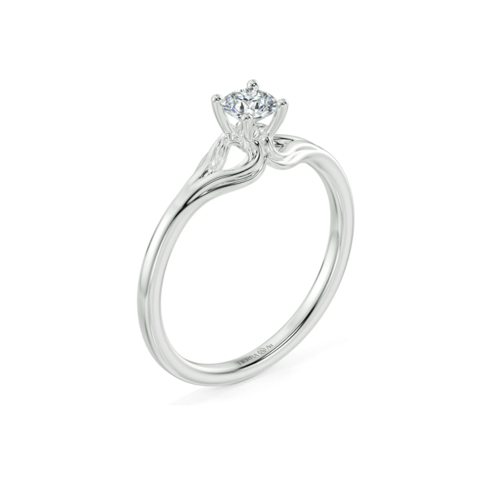 [CHAT TRƯỚC KHI ĐẶT] Nhẫn Cầu Hôn Tierra Sun Kiss BCH7105 Vàng 10K/ 14K/ 18K Đính Đá CZ Kiểu Dáng Đai Chẻ Cổ Điển