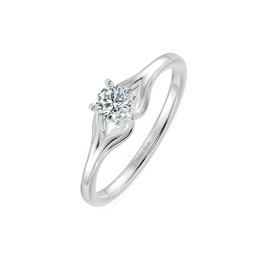 [CHAT TRƯỚC KHI ĐẶT] Nhẫn Cầu Hôn Tierra Sun Kiss BCH7105 Vàng 10K/ 14K/ 18K Đính Đá CZ Kiểu Dáng Đai Chẻ Cổ Điển