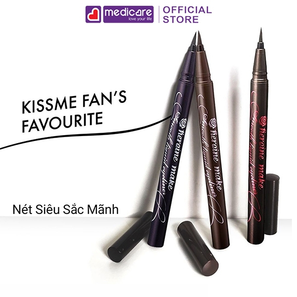 Bút kẻ mắt nước KISS ME 0.4ml