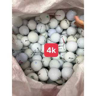 Bóng golf 4k các thương hiệu trắng có xước,bóng như ảnh và video