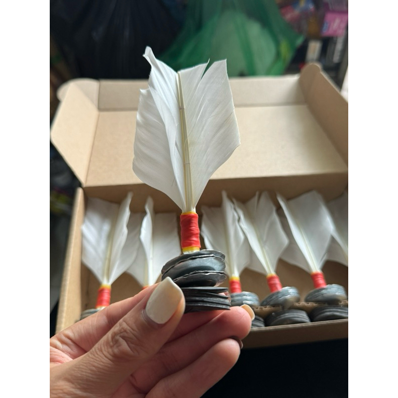 Combo 7 quả cầu trinh sắt chống tụt - Loại 1 - Đế Cao Su Êm - Lông ngan Siêu Bền
