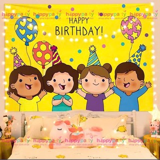 Backdrop trang trí hpbd vải cao cấp siêu mịn