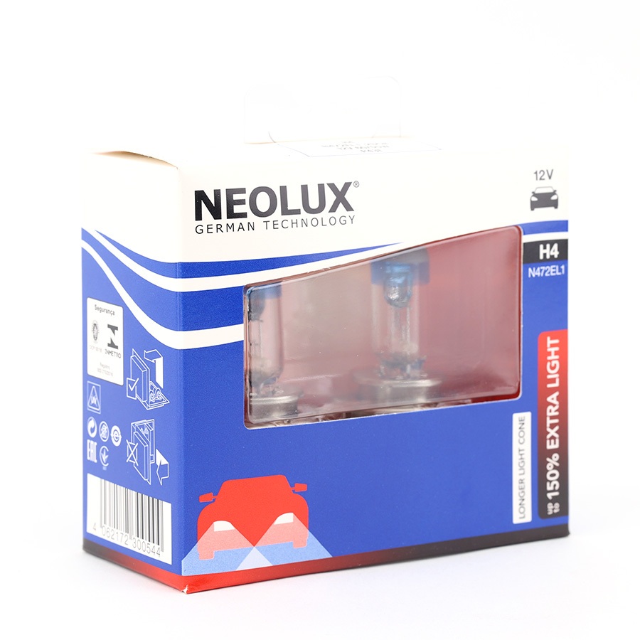 Combo 2 Bóng Đèn Halogen Tăng Sáng 150% OSRAM NEOLUX H4 12V 60/55W N472EL1