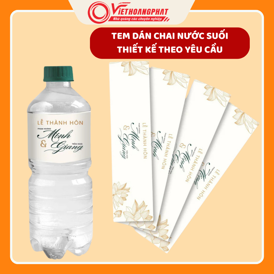 tem dán chai nước - Giá Tốt, Sale Tháng 10, Freeship 0Đ | Shopee Việt Nam