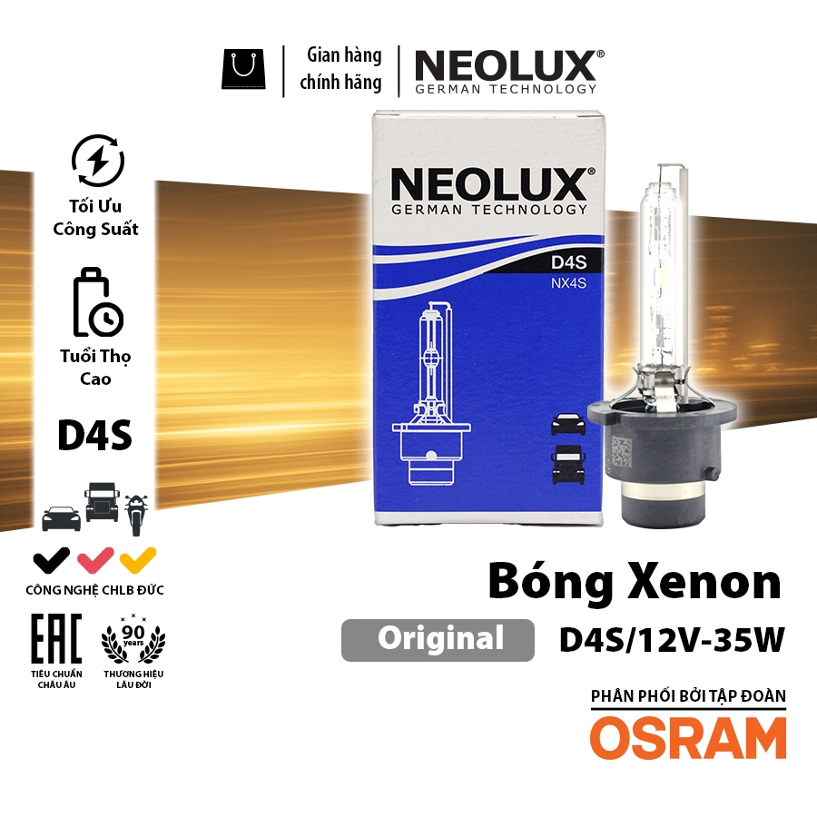 Bóng Đèn Xenon Original OSRAM NEOLUX D4S 12V 35W NX4S