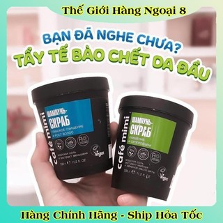Dầu Gội - Tẩy Da Chết Da Đầu Cafe Mimi Shampoo Scrub Làm Sạch Sâu Cho Tóc Tơi & Bồng Bềnh, Giảm Gàu của Nga