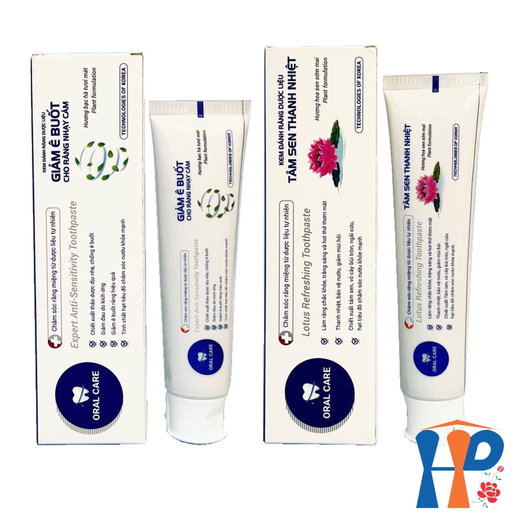 Kem đánh răng dược liệu Drsoftly Herbal Sensitive Toothpaste Tâm sen ...