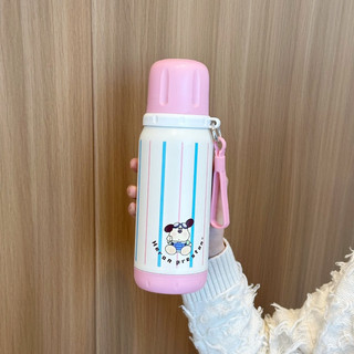 Bình giữ nhiệt 500ml inox 304 với họa tiết dễ thương và kèm dụng cụ lọc trà tiện lợi cho mọi lúc, mọi nơi.