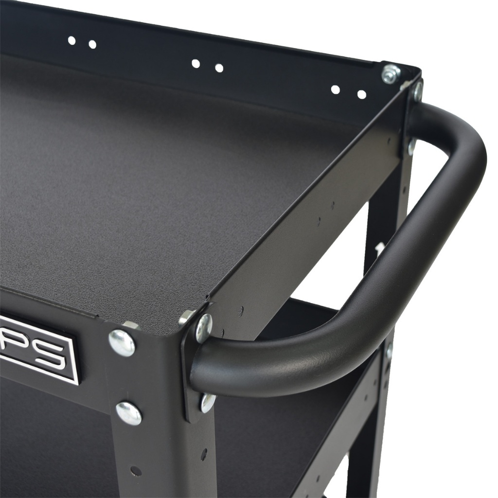 Xe đẩy 3 ngăn CSPS 71cm tổng tải trọng 135kg, nhiều phiên bản phụ kiện khác nhau, 3 màu chọn lựa