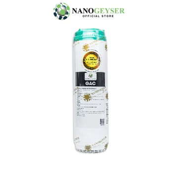 Lõi GAC Nano Geyser Geyser, Lõi lọc nước số 2 máy RO, Dùng cho các dòng máy lọc nước RO, Kangaroo, Karofi, Aqua...