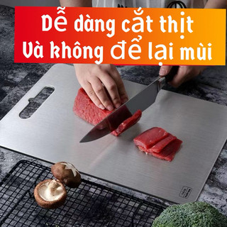 Dụng cụ nhà bếp THỚT INOX 304/316 Chống Nấm Mốc Thép Không Rỉ Thớt Nhà Bếp Gia Đình