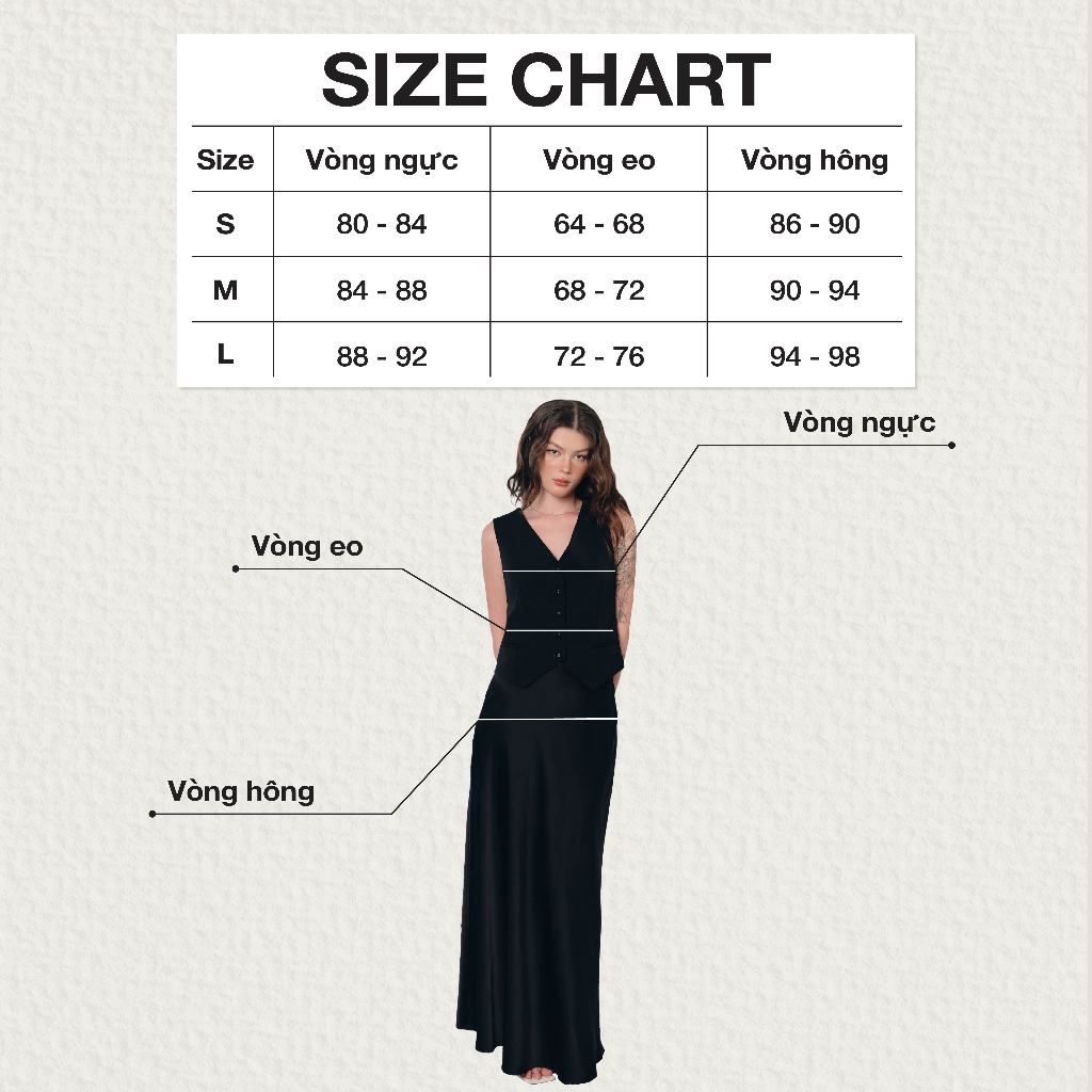 Ảnh DOTTIE - Áo gi lê dáng Tailored - Đen - T1087 2
