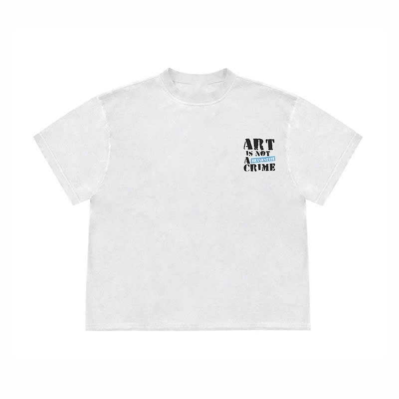 Áo thun Stee Cổ tròn ART IS NOT Localbrand ICVCVNI Unisex Menwear Cotton