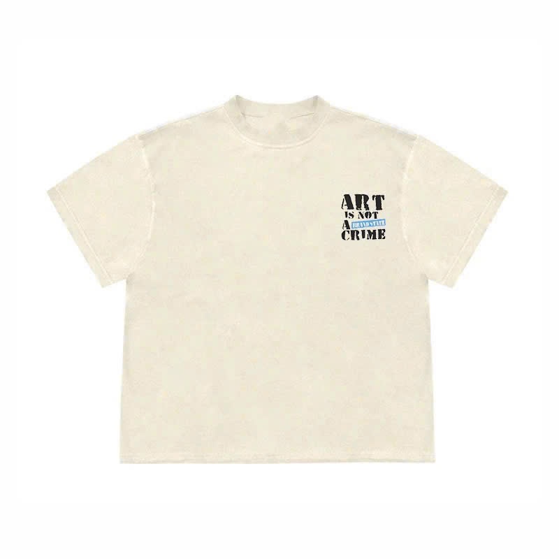 Áo thun Stee Cổ tròn ART IS NOT Localbrand ICVCVNI Unisex Menwear Cotton