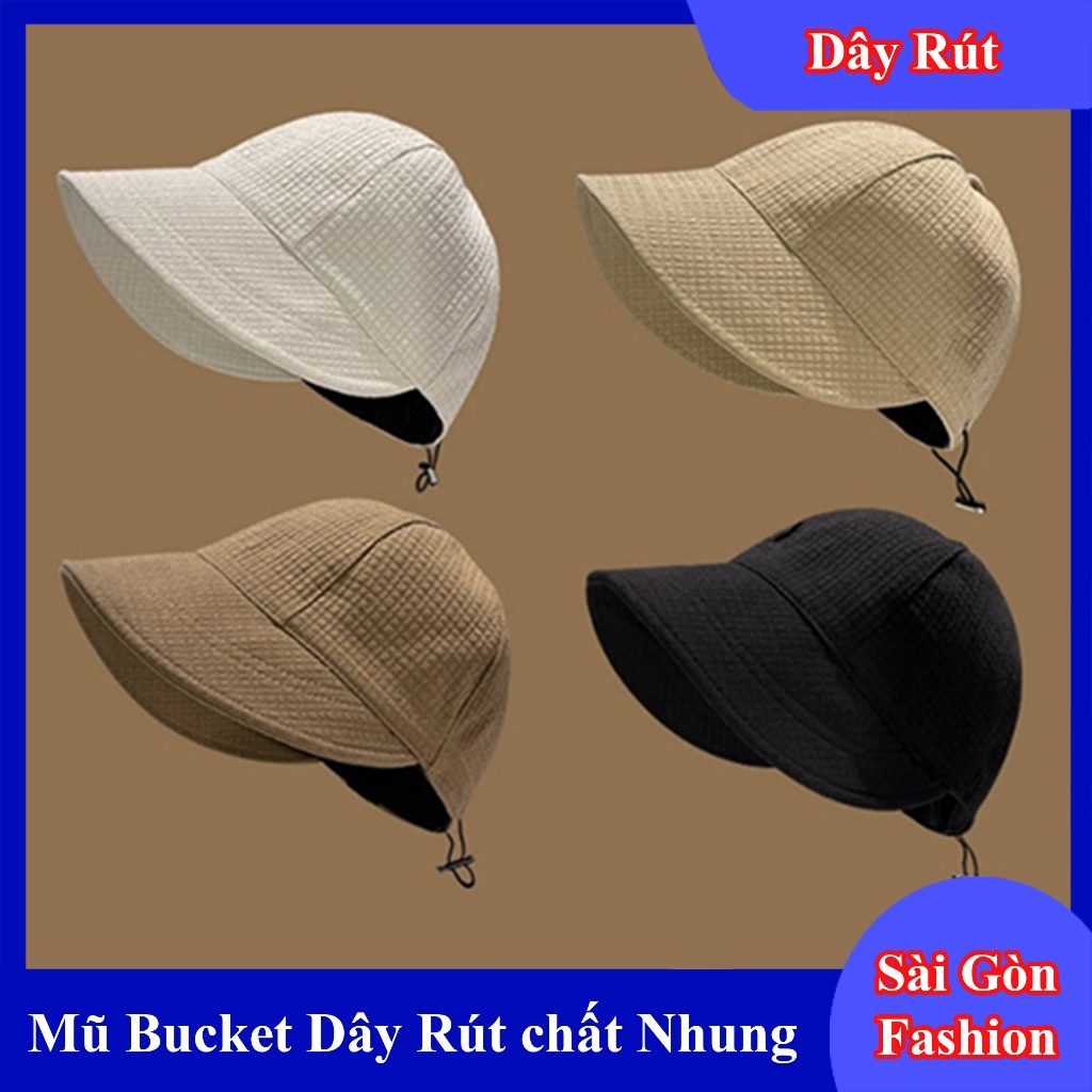Nón Vành rộng | Mũ Chống nắng nữa đầu Hàn Quốc có móc đeo khẩu trang dành cho Nữ