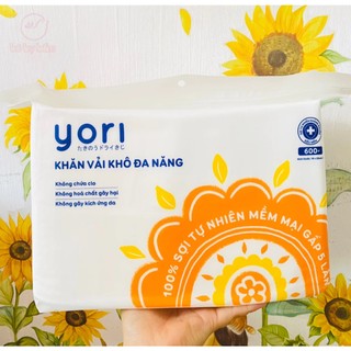🌸 Khăn Vải Khô Đa Năng YORI, vân bi, kháng khuẩn, chất mềm, không hóa chất, an toàn cho em bé