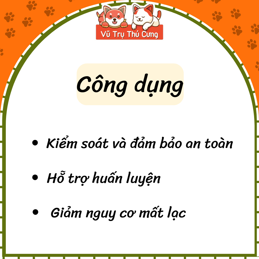 Dây Xích Inox 2 Móc Cho Thú Cưng Nhiều Size