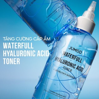 (Hàng Công TY) Nước Hoa Hồng Cấp Ẩm Jumiso Waterfull Hyaluronic Acid Toner 250ml Duduhouse